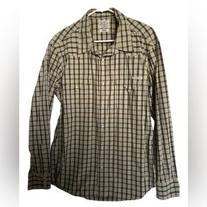 BRAND NEW LUCK BRAND WESTERN LONG SLEEVE BUTTON UP SIZE (L)